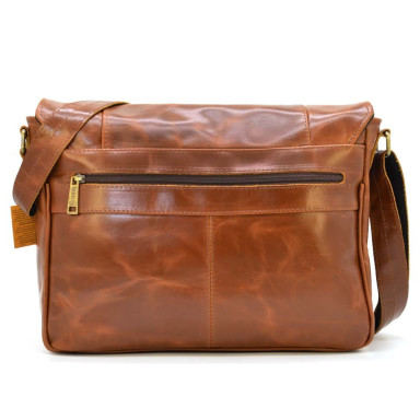 Men's messenger bag made of genuine leather CQ-7338-3md brand TARWA
