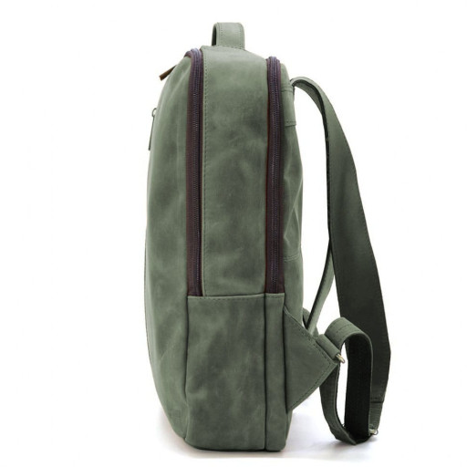 Шкіряний рюкзак зелений TARWA RE-7287-3md кінська шкіра