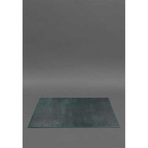 Накладка на стіл керівника – Шкіряний бювар 1.0 Зелений Crazy Horse