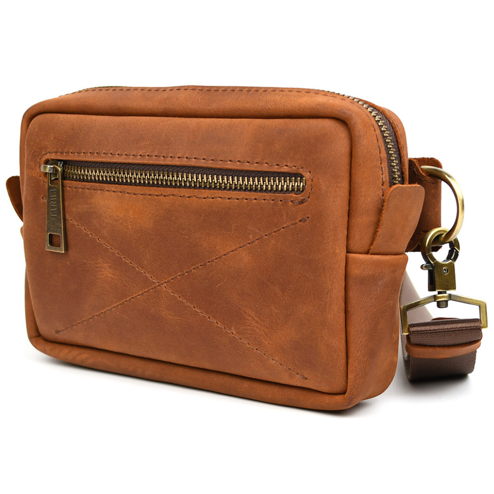 Шкіряна сумка через плече басетка барсетка RB-3107-4lx TARWA