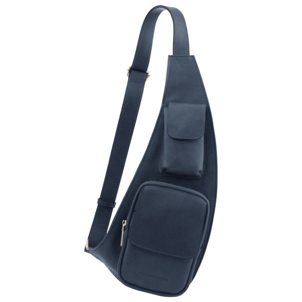 Leather crossover bag