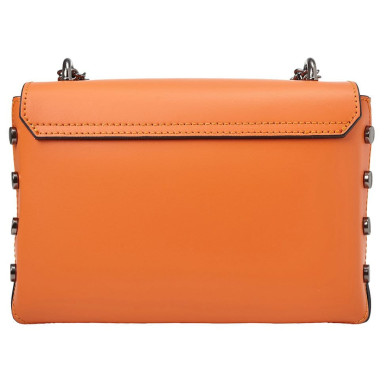 Кожаная женская сумка Virginia Conti Italy - Art01734_2orange