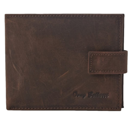 Портмоне шкіра Tony Bellucci 142-04 коричневий нубук
