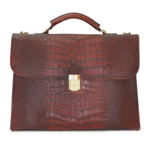 Pratesi KMA362 - Da Verrazzano King Briefcase для ноутбука в цукерки King Brown