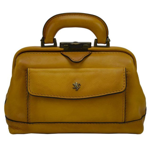 Pratesi BSE562/P - Лікар лайка 562/P in cow leather Bruce Mustard