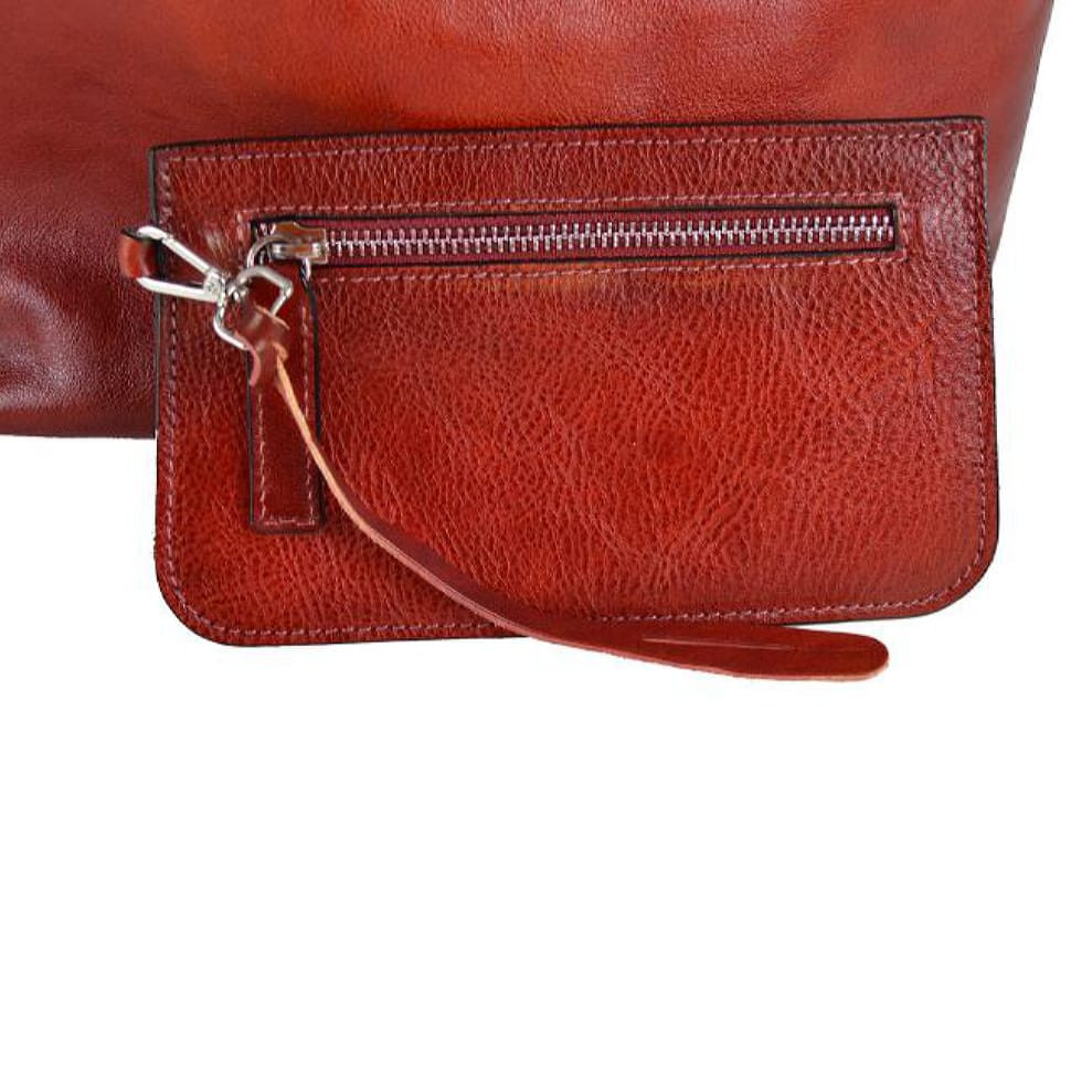 Pratesi BVS461/S - Monterchi B461/S Tote Bag in cow leather Monterchi B461/S Dark Green