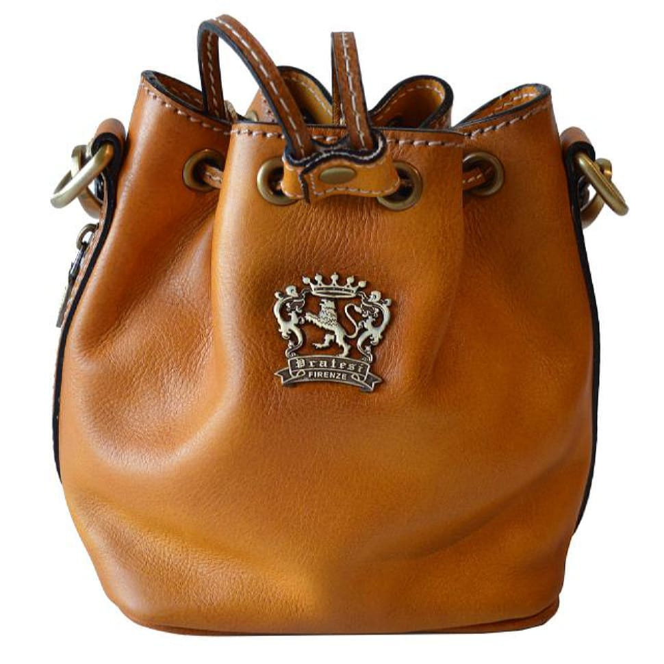Pratesi BCO501/15 - Sorano Small Woman Bag in cow leather Bruce Cognac