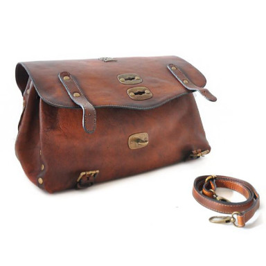 Pratesi BVI162/G - Woman Bag Castell'Azzara in cow leather Bruce Violet