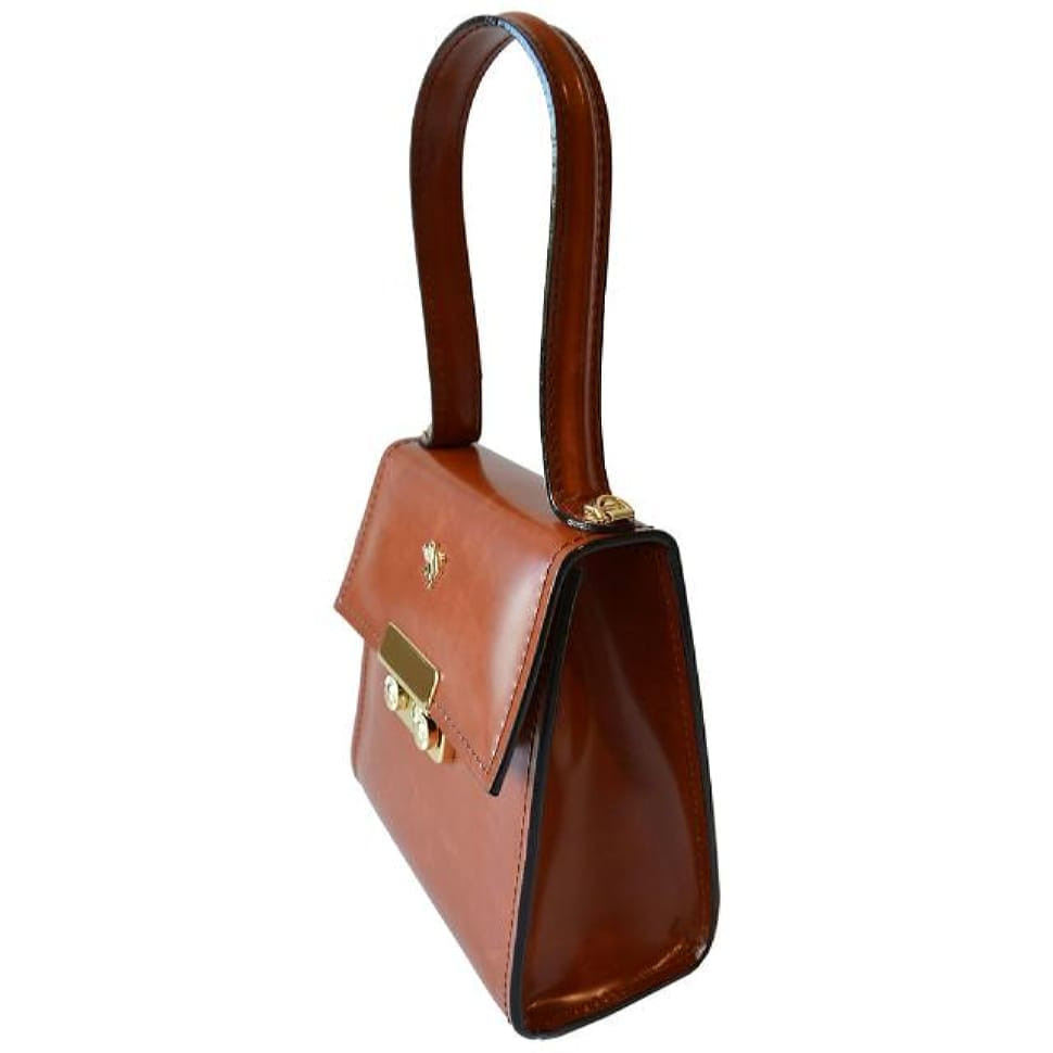 Pratesi REM299/22 - Artemisia 299/22 Small Lady Bag in cow leather Artemisia Radica Emerald