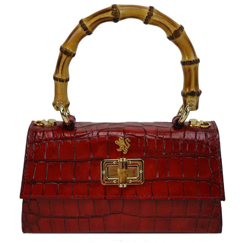 Pratesi KCL298/20 - Castalia K298/20 Lady Bag in cow leather Castalia K298/20 Cherry