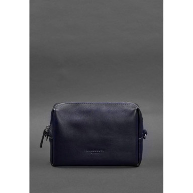 Leather cosmetic bag 3.0 Blue Crust
