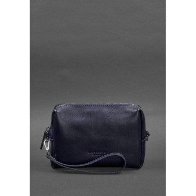 Leather cosmetic bag 3.0 Blue Crust