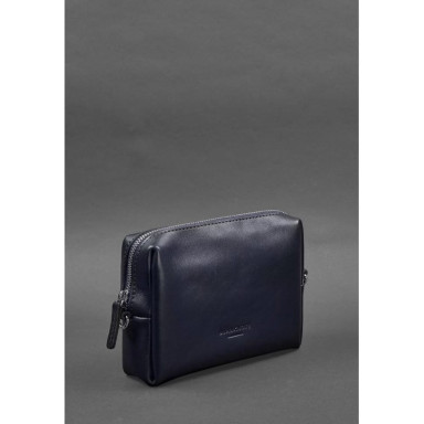 Leather cosmetic bag 3.0 Blue Crust