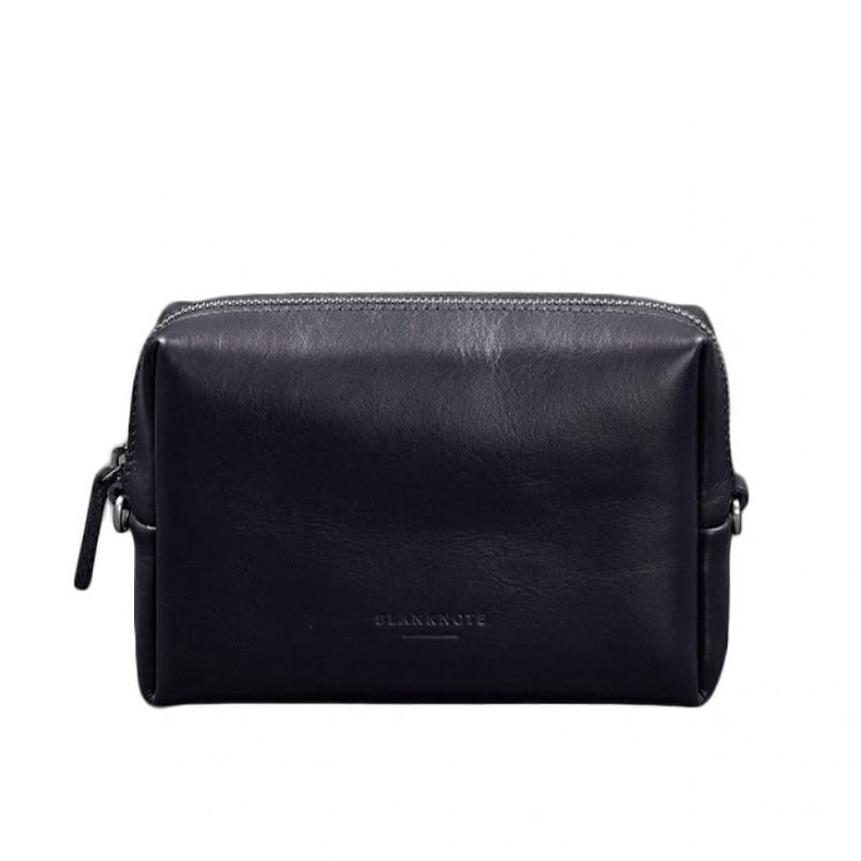 Шкіряна косметичка-несесер 3.0 Синій Краст