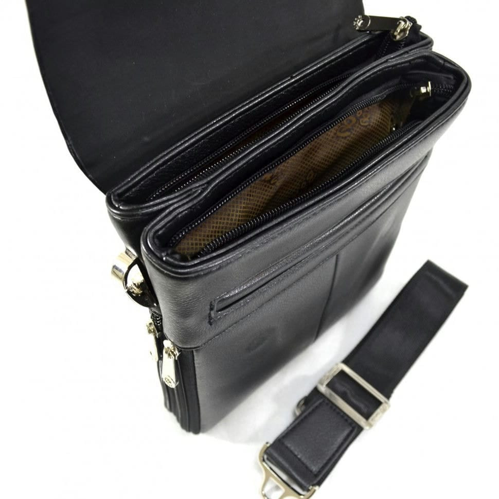 Барсетка м'яка із шкірозамінника ТМ Bonis 8288-1 чорна