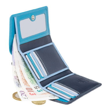 Гаманець жіночий Visconti RB39 Biola c RFID (Blue Multi)
