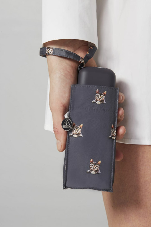 Мини зонт женский Fulton L501Tiny-2 Meow (Котики)