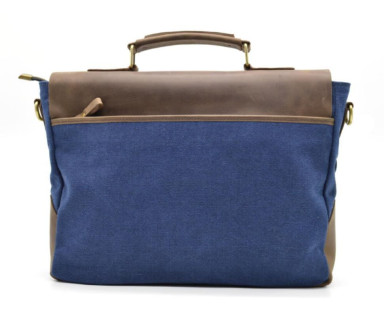 Чоловіча сумка-портфель шкіра та canvas TARWA RCK-3960-4lx 