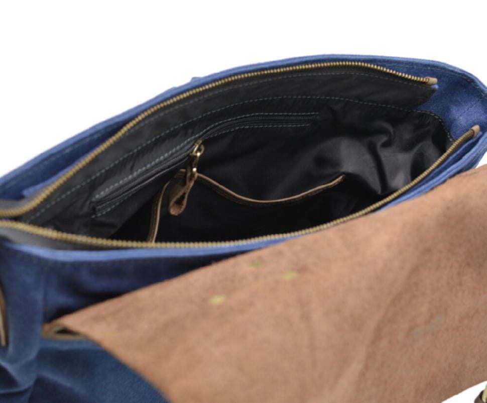 Men's satchel leather canvas RCK-3960-4lx from the Ukrainian brand TARWA