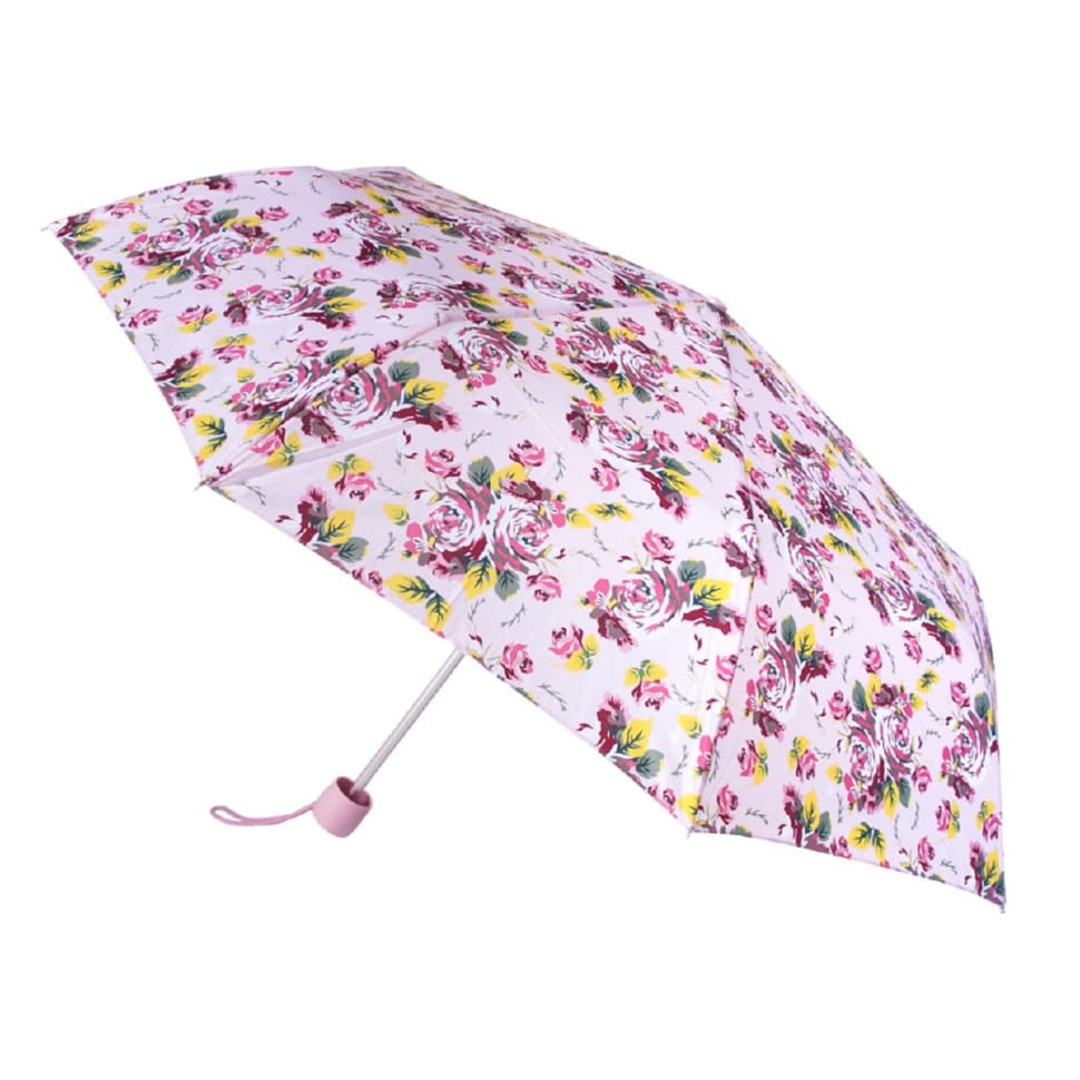 Зонт женский Fulton L354-041161 Minilite-2 Pink Floral (Розовые цветы)