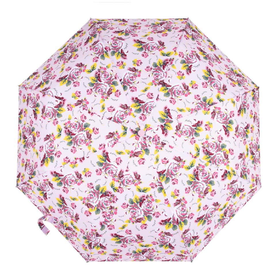 Зонт женский Fulton L354-041161 Minilite-2 Pink Floral (Розовые цветы)