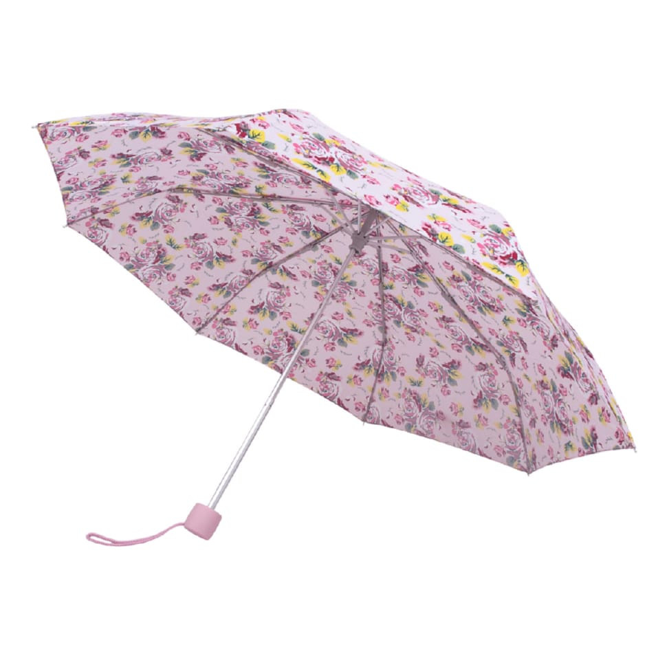 Зонт женский Fulton L354-041161 Minilite-2 Pink Floral (Розовые цветы)