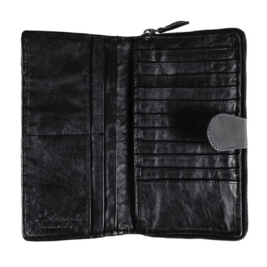 Урожай жіночий гаманець Ashwood D84 Black
