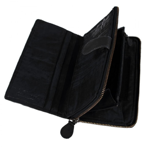 Урожай жіночий гаманець Ashwood D84 Black