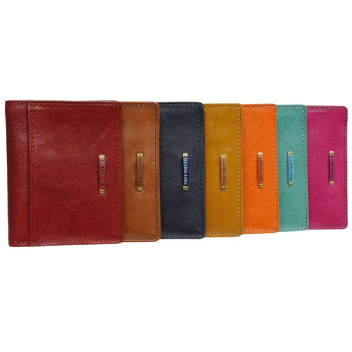 Кредитниця шкіряна Topkapi 1034 geranio малиновий