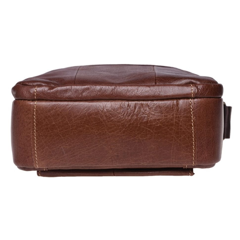 Чоловіча шкіряна сумка Keizer K16210-coniak