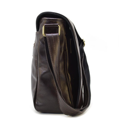 Велика чоловіча сумка-листоноша з натуральної шкіри GС-7338-3md бренду TARWA