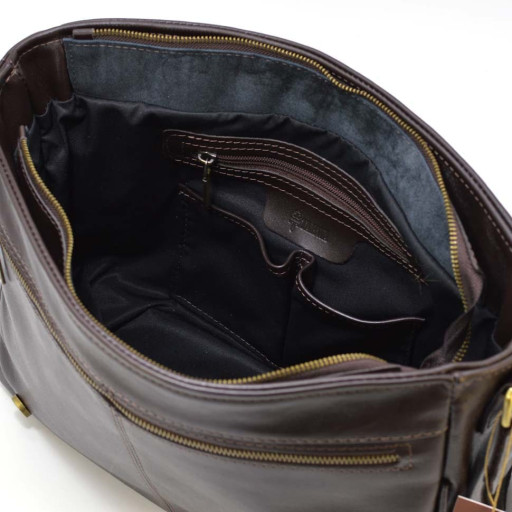 Велика чоловіча сумка-листоноша з натуральної шкіри GС-7338-3md бренду TARWA