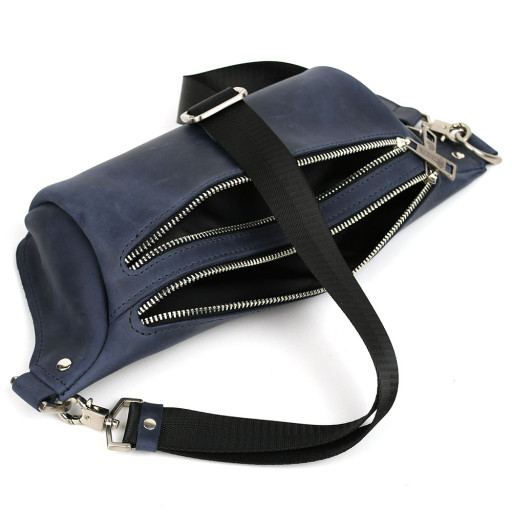 Сумка бананка в розмірі L TARWA RK-3106-3lx синя 3 відділення