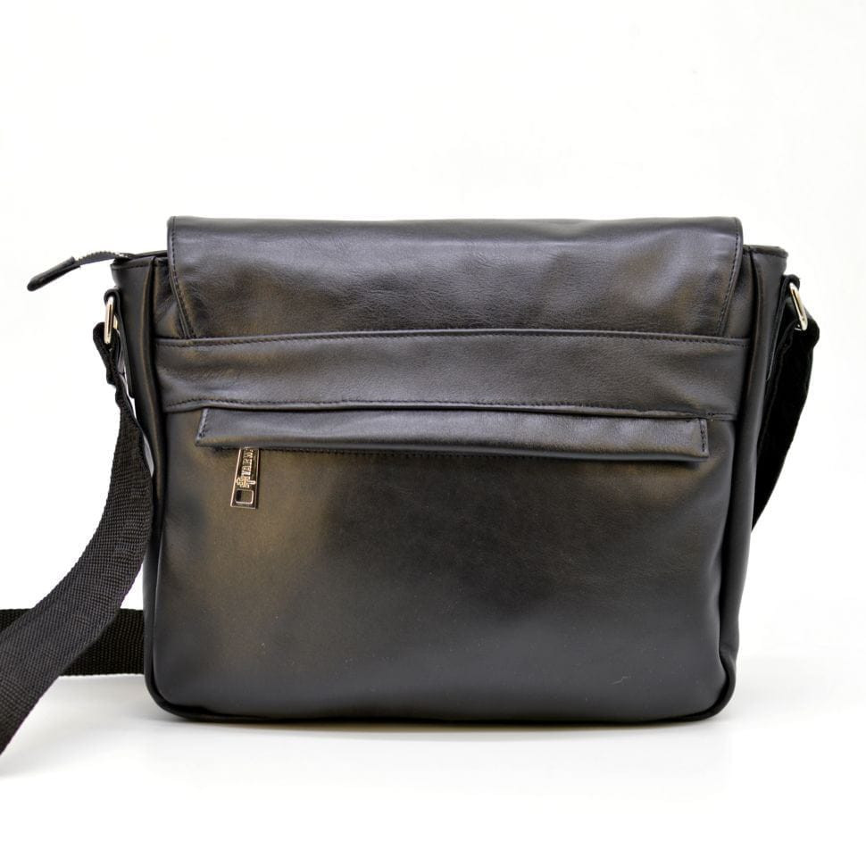 Men's leather shoulder bag from calfskin TARWA, GA-6046-4lx