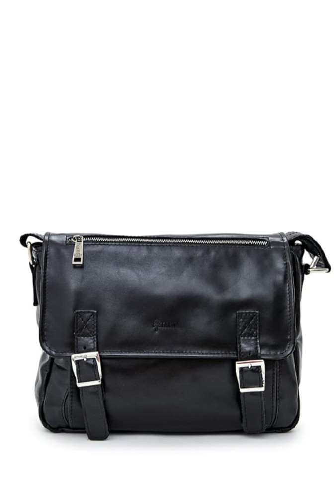 Men's leather shoulder bag from calfskin TARWA, GA-6046-4lx