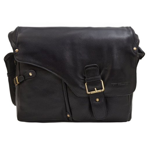 Сумка м'яка шкіряна Tony Bellucci 5087-101 чорний гладкий