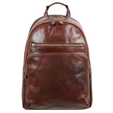 Leather Backpack - I, Claudius - Brown color - Time Resistance 5220601