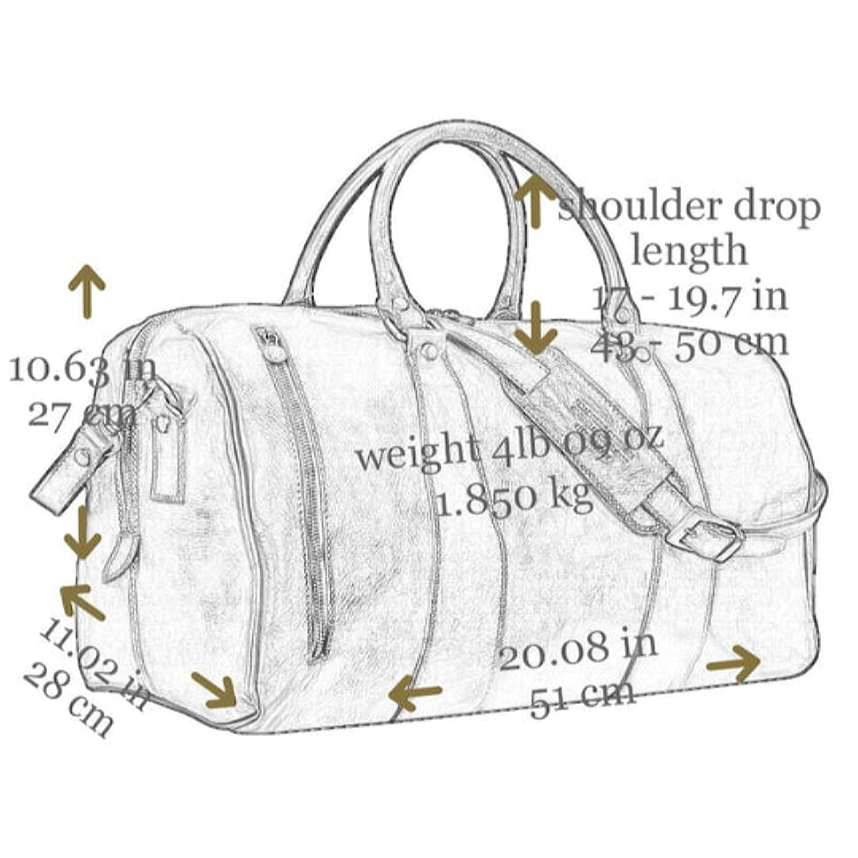 Шкіряна сумка спортивна дорожня - Wise Children - коньячний Time Resistance 5207201