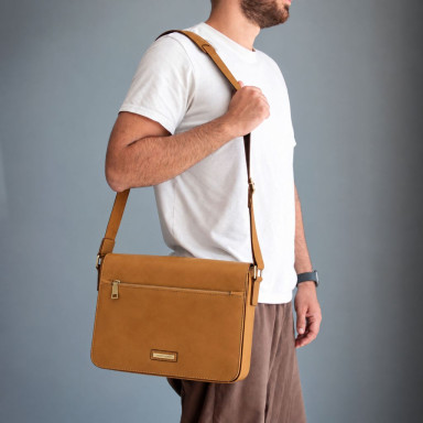 Messenger Leather messenger bag