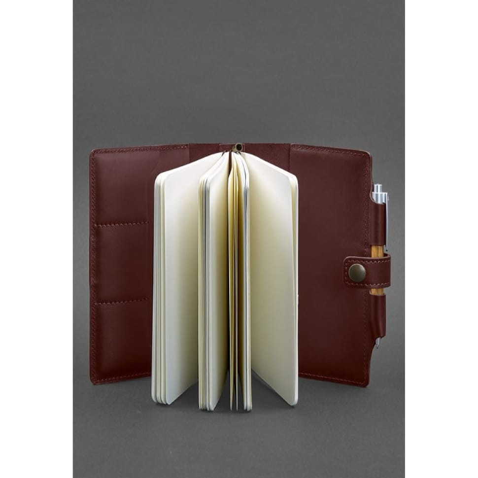Leather notebook (Soft-book) 4.0 burgundy