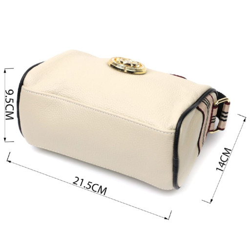 Модна жіноча бананка з натуральної шкіри Shvigel 16392