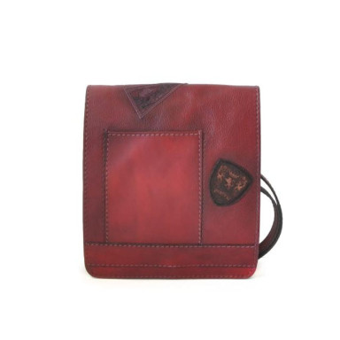 Pratesi BCH182/24 - Messanger Medium Cross Body Bag в шкіряній шкірі Bruce Chianti
