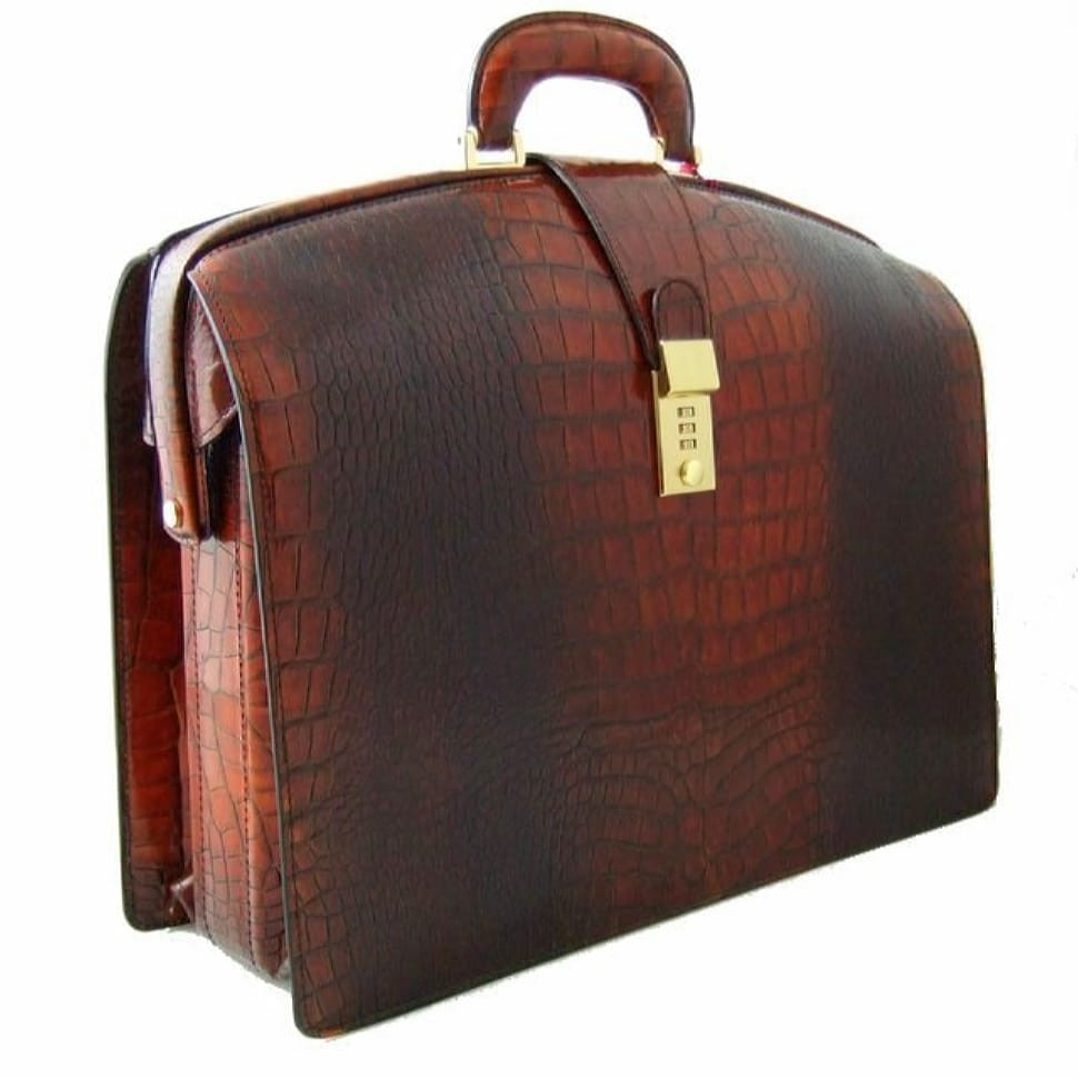 Pratesi KCO120/B - Brunelleschi Bold King Briefcase для ноутбука в цукерки King Cognac