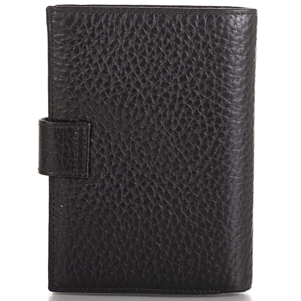 Обложка на автодокументы кожаная Desisan 101-01 черный флотар