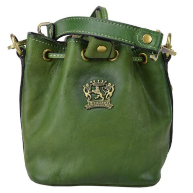 Pratesi BEM501/15 - Sorano Невеликий Woman Bag in cow leather Sorano Emerald