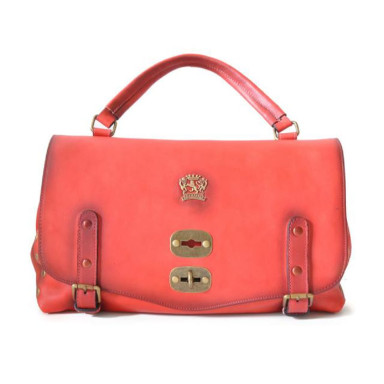 Pratesi BCL162/G - Woman Bag Castell'Azzara in cow leather Bruce Cherry