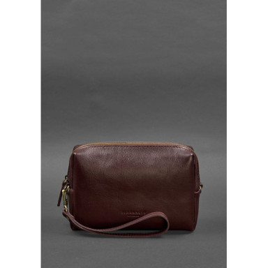 Leather cosmetic bag 3.0 Burgundy Crust