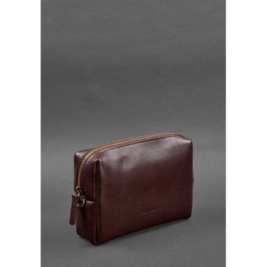 Leather cosmetic bag 3.0 Burgundy Crust