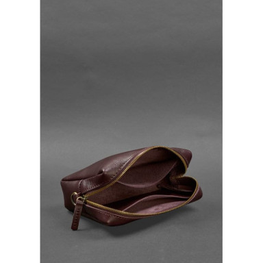 Leather cosmetic bag 3.0 Burgundy Crust