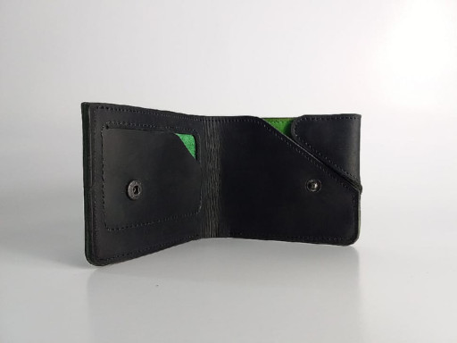 Кожаный кошелек W120